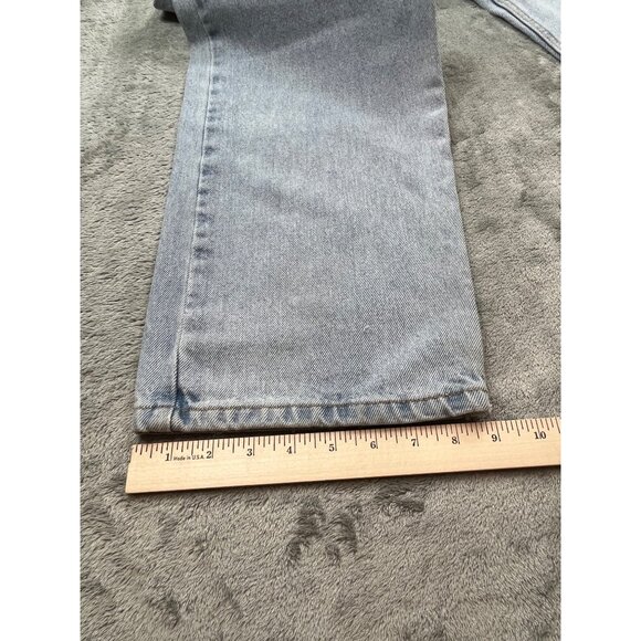 Vintage Levis Strauss 519 Mens 39x30.5 Signature Regular Fit Jeans Light Wash - Picture 7 of 14